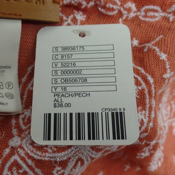 Free People Scarf OR Neck Kerchief Heirloom Embroidered Bandana NWT & FP BAG - Picture 7 of 10